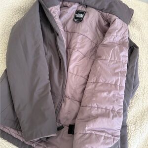 The North Face Charcoal and Lavender Jacket